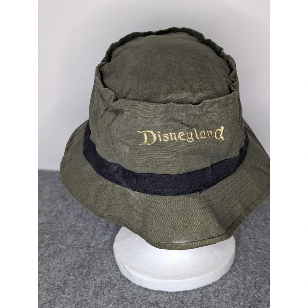 Vintage Mickey‎ Bucket Hat Adult One Size Green Disneyland Tigger Embroidered